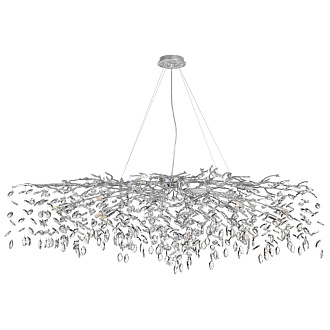 Люстра 150*48*150 см, 16 G9*40W, Odeon Light Delica, хром 4970/16