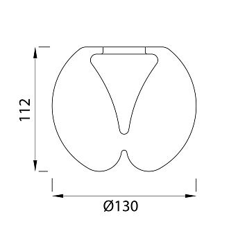 Плафон 13*11,2 см, Mantra Andromeda MAN8941,