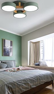 Потолочная светодиодная люстра Inodesign Joist Green 40.5111