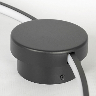 Потолочный светильник 85*6 см, 1*led*30W 3000K Lussole Lowell LSP-7110 черный