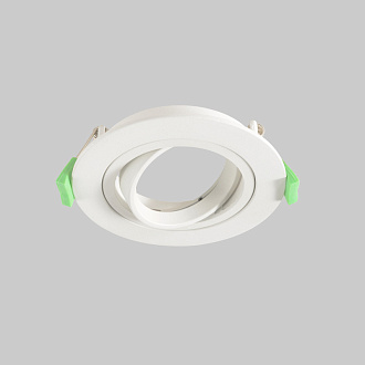 Встраиваемый светильник 10 см, Crystal Lux CLT 001C1 WH V2, белый, вр 8 см