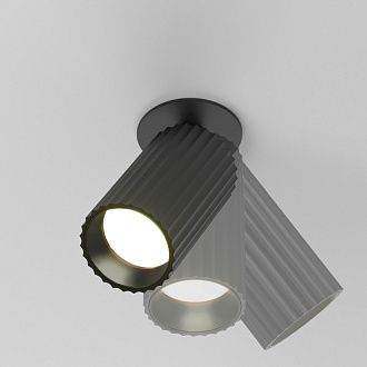 Спот 10*5,6*14,4 см, GU10, 10W, Maytoni Technical calipso C110CL-01-GU10-B черный, вр 5,5 см