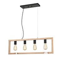 Подвесной светильник 12*85*152 см, 4*E27 черный Vele Luce Copeland VL6222P14