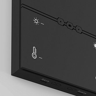 Беспроводная панель управления 9,1*8,6*1,5 см, Maytoni Technical Lighting control DRC034-8-B черный