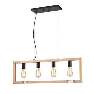 Подвесной светильник 12*85*152 см, 4*E27 черный Vele Luce Copeland VL6222P14