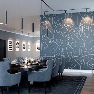 Трековый светильник для низковольтного шинопровода 11,5*3,1*3,1 см, LED 7W*3000 К, Novotech Shino Smal, черный, 359250