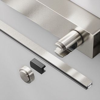 Комплектующие для трековой системы  TRA155CW-BB-PT 26,5*5,5*-8,9 см, *Maytoni technical Accessories for tracks Flarity TRA155CW-BB-PT, Платина