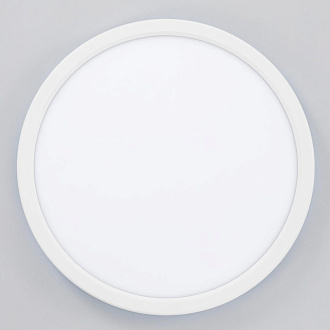 Светильник накладной 30*2,5 см, LED 30W*Мульти Citilux CL738240VL Бейсик Лайн Белый 