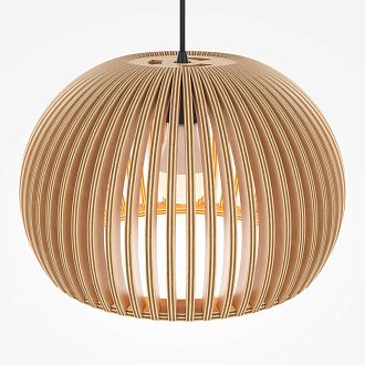 Светильник 33 см, Maytoni Roots MOD195PL-01W, черный-дерево