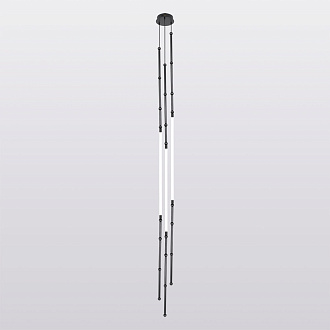 Подвесной светильник Lussole LSP-7070, 17*300 см, черный