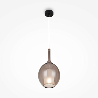 Подвесной светильник 20*20*344 см, 1*E27, 60W, Maytoni Duality MOD271PL-01B3 черный