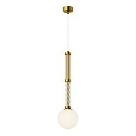 Накладной светильник 12*12*349,5 см, 1*G9, 28W, Maytoni TEATRO MOD287PL-01BS латунный