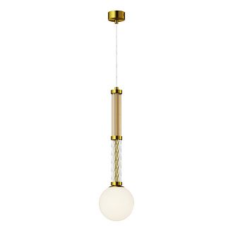 Накладной светильник 12*12*349,5 см, 1*G9, 28W, Maytoni TEATRO MOD287PL-01BS латунный