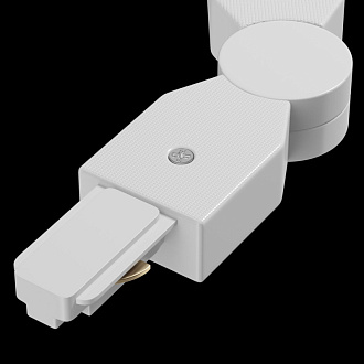 Шарнирный коннектор Maytoni Accessories For Tracks TRA001CS-11W, белый