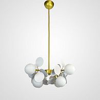 Люстра на штанге Light of MATISSE SELF 8 60*60*30 см, 8*G9*20W, ImperiumLoft MATISSE01, Золотистый