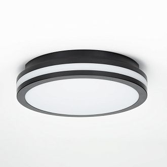 Светильник 23*5 см, 18W, 3000-4000-6500K Citilux CL711011V LUNS Черный  IP64