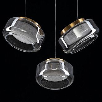 Светильник 54 см, 30W, 3000K, Citilux SIGNATURE CL247012 LED, черный-латунь