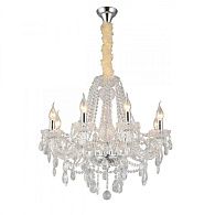 Подвесная люстра 63*80-120 см, 8*E14, 40W, Aployt Koletta APL.755.03.08, хром