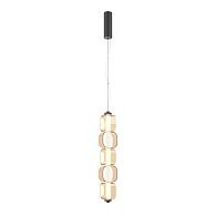 Подвесной светильник 12*12*382 см, LED*13W, 3000K, Maytoni Ritmo MOD381PL-L30B3K, черный