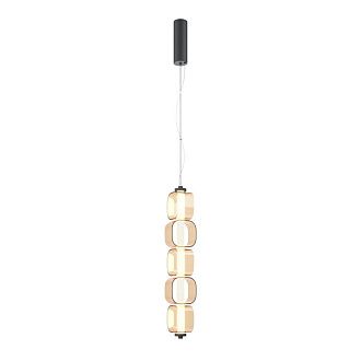 Подвесной светильник 12*12*382 см, LED*13W, 3000K, Maytoni Ritmo MOD381PL-L30B3K, черный