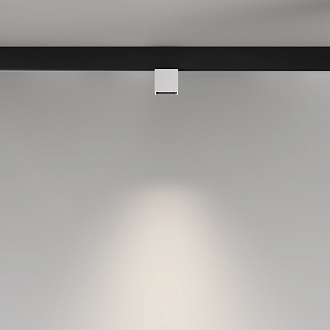 Светильник 19,3*5,3*9,6 см, LED, 7W, Maytoni Technical Alfa S TR133-4-7W-DS-W белый, 3000-6000K, 36°, Dim Exility