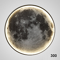 Светильник DZN-12565 ЧЕРНЫЙ  D300/H40/1/LED/15W/4500K COSMOS-MOON 24-09