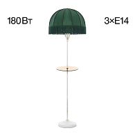 Торшер со столиком CL407922T Базель Патина+Зеленый