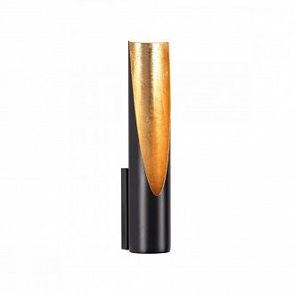 Настенный светодиодный светильник Odeon Light Whitney 3816/8WL, 8W, 3000К, черный-золото