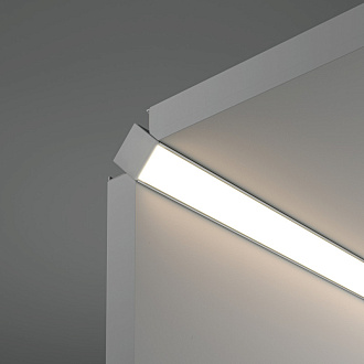 Алюминиевый профиль  Встраиваемый 2000*46*24 мм для светодиодной ленты Maytoni Led strip Серебро ALM-4623-S-2M