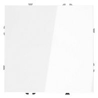 Перекрестный переключатель встраиваемый Voltum S70 одноклавишный 10А, белый  пластик  VLS010501