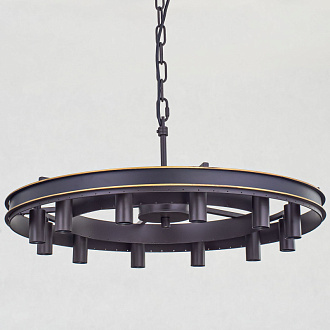 Люстра хрустальная Мартин CL332121 Citilux, диаметр 60 см, черный