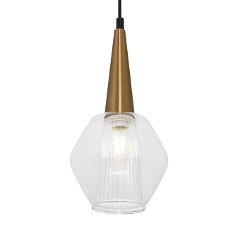 Светильник 15 см, Freya Copita FR8007PL-01GB, золото-черный