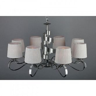 Подвесная люстра 85*60-120 см, 8*E14, 40W, Omnilux Omnilux 601 OML-60103-08, хром