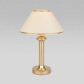 Настольная лампа с абажуром Eurosvet Lorenzo 60019/1 перламутровое золото