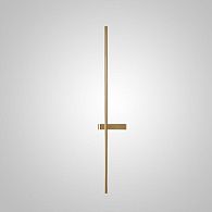 Бра GIA PAIR H120 Left Brass 1,6*1,6*120 см, 1*LED*48W, 3000, 4000, 5000K, ImperiumLoft gia-pair01, Латунь