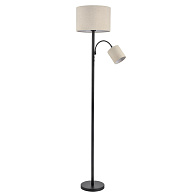 Торшер 30*53,5*161,8 см, 2*E27, E14 Lumion Kaya 8042/2F черный