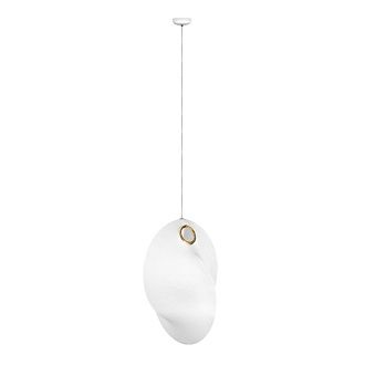 Подвесной светильник 50 см, Loft IT Overlap 10394/A, белый