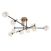 Светильник 180*180*40 см, LED 50W, 3000 / 6000K, Золото, Чёрный MODELUX ML.6079.9