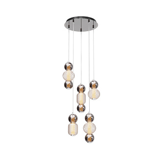 Каскадная люстра 43*43*335,4 см, LED, 80W, 3000К, Maytoni DROP MOD273PL-L80CH3K хром