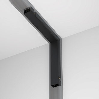 Коннектор питания угловой внутренний Maytoni Basity TRA172ICPC-1B, черный