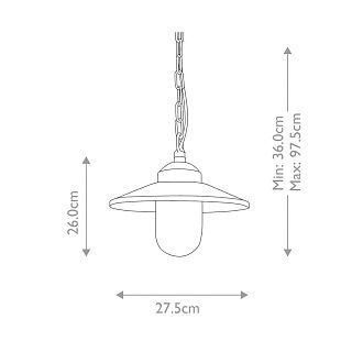 Подвесной фонарь Elstead Lighting, Арт. KLAMPENBORG8