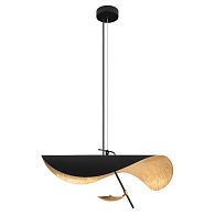 Подвесной светильник 55 см, 13W, 3000K, LOFT IT Pallium 10479/600, черный