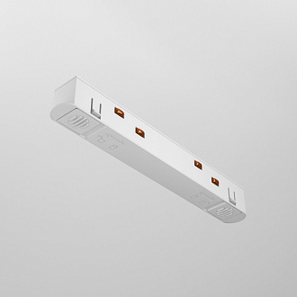 Коннектор питания прямой Maytoni Technical Magnetic track system Exility TRA034PC-42W белый IP 20