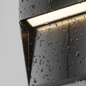 Подсветка для лестниц 11*11 см, LED 3W, 3000К, Черный Maytoni Mane O047SL-L3B3K