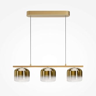 Подвесной светильник Maytoni MOD286PL-L12G3K 80*18*60-220 см, *LED*14W, 3000K, Maytoni Spirito MOD286PL-L12G3K, Золото