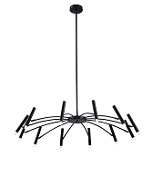 Люстра Ø1000 x H1000, мм, 12*10W (120W), BLACK (Черный) NewRgy D2122-DW-12 BLACK