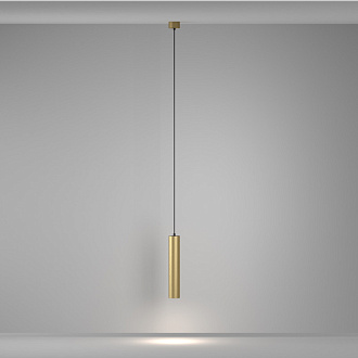 Подвесной светильник 5,4*5,4*133 см, 1*GU10, 10W, Maytoni Technical Artisan P082PL-GU10-MG золото матовое