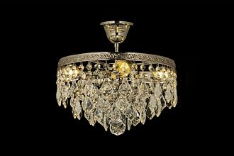 Люстра потолочная *30*31 см, 4*E27*60W, Arti Lampadari Castellana Nickel Castellana E 1.3.30.602 N, Матовый никель