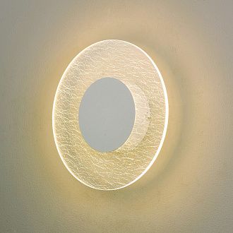 Бра 4,2*25*25 см, LED *  12W, 3000К Mantra Jewel 8074, белый