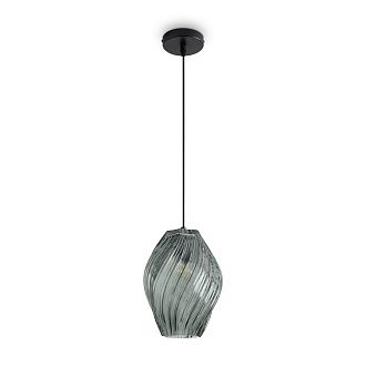 Подвесной светильник 36-130 см, 1*E27*60W Freya Shiny FR5547PL-01DBL, Темносинезеленый